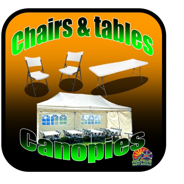 Chairs, Tables & Canopy