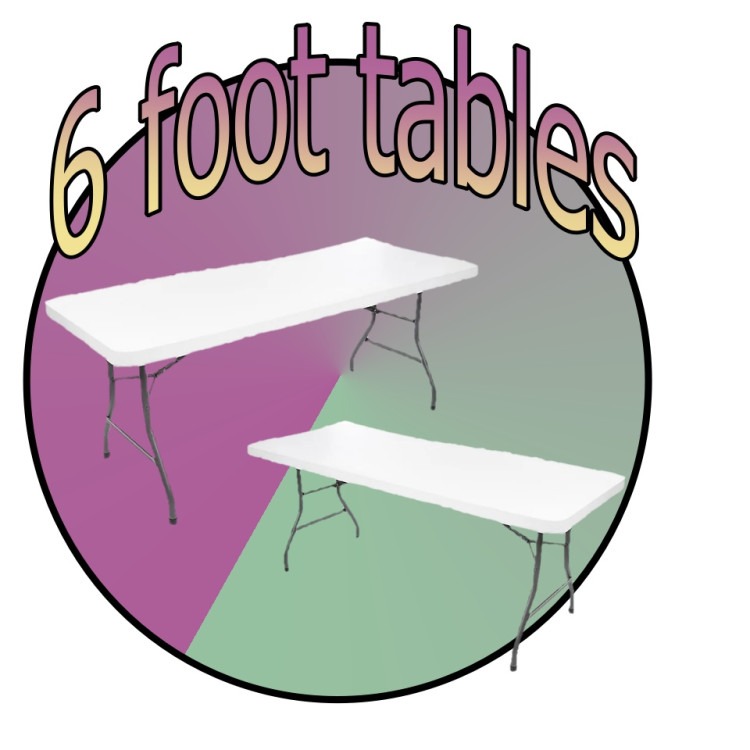 6ft Tables